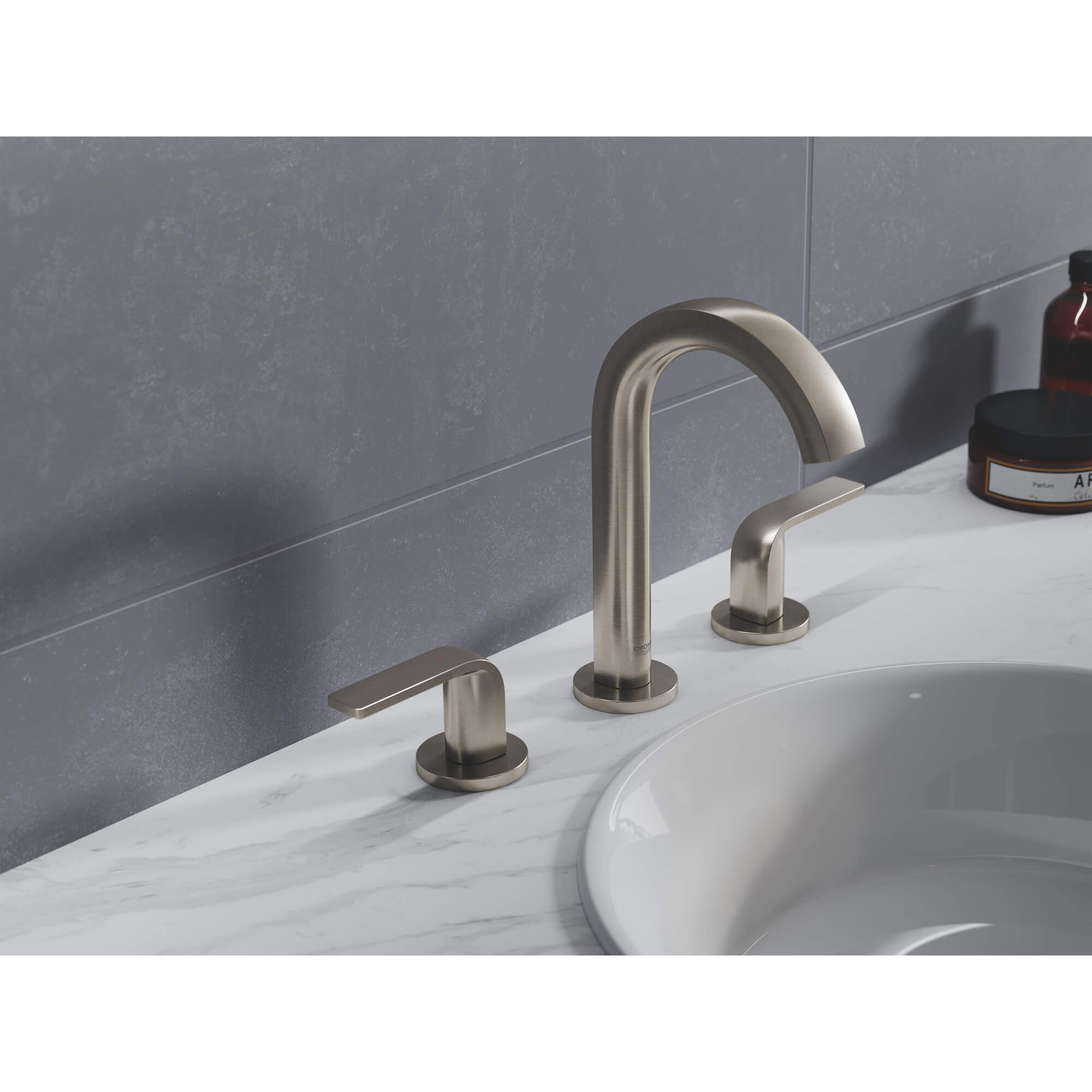 8inch Widespread 2Handle MSize Bathroom Faucet 1.2 GPM